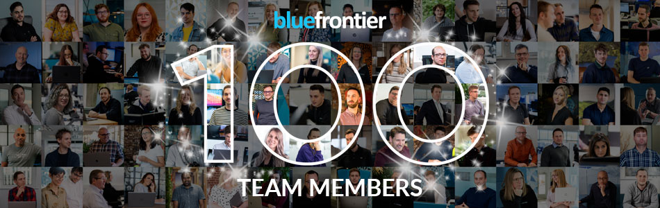 Blue Frontier Hits a Huge Milestone with 100 Employees