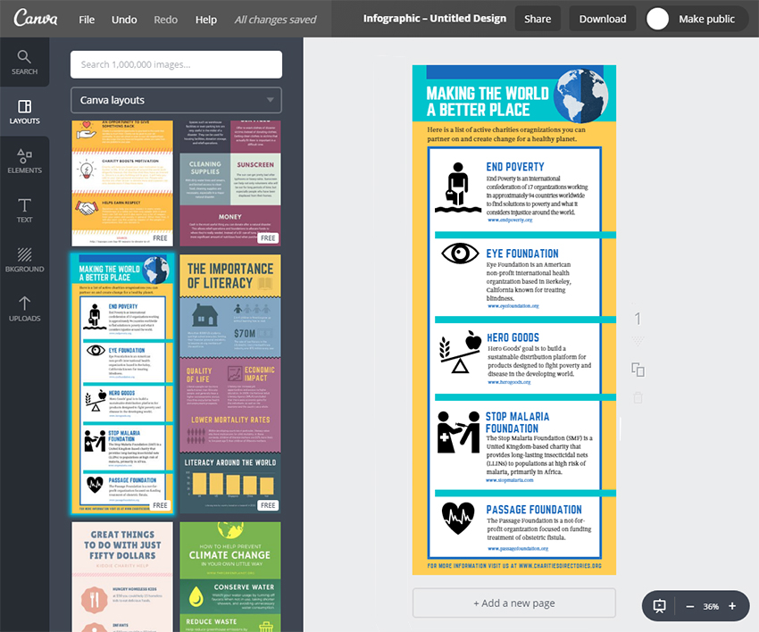 Infographic Tool | Canva