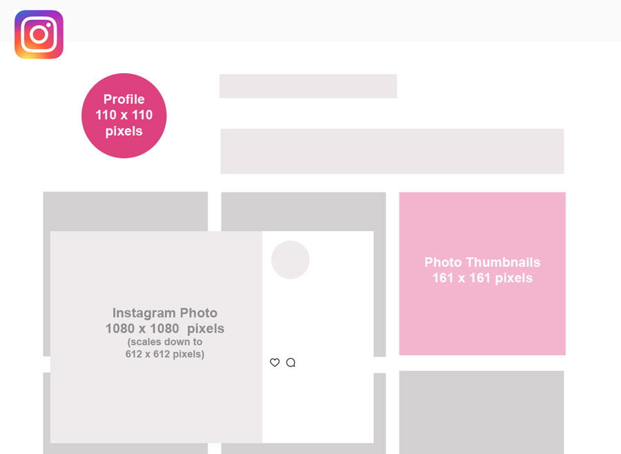 Instagram sizes