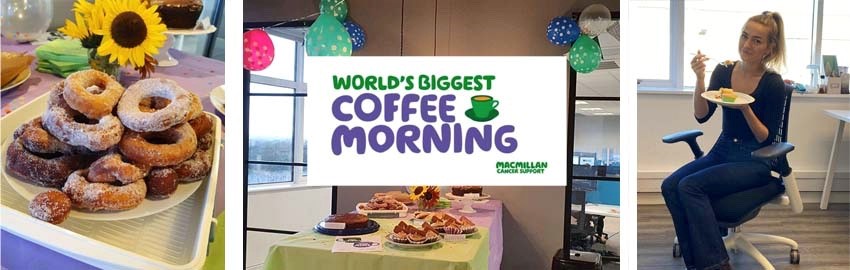 Blue Frontier Macmillan Coffee Morning 2020