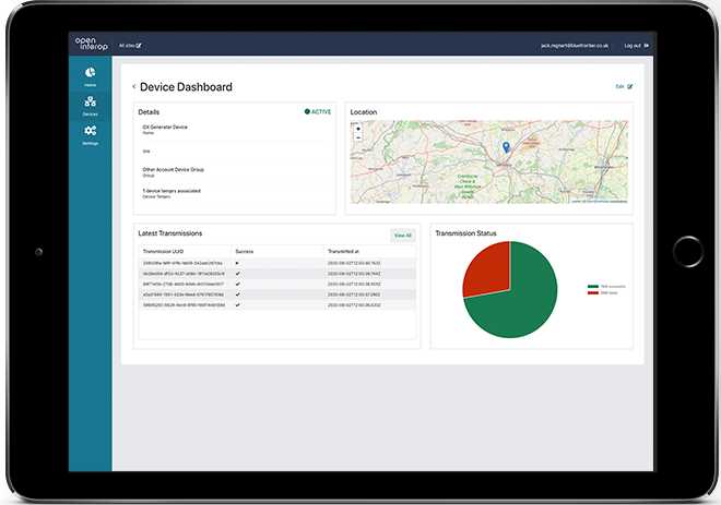 Connected Diagnostics Platform on Apple iPad